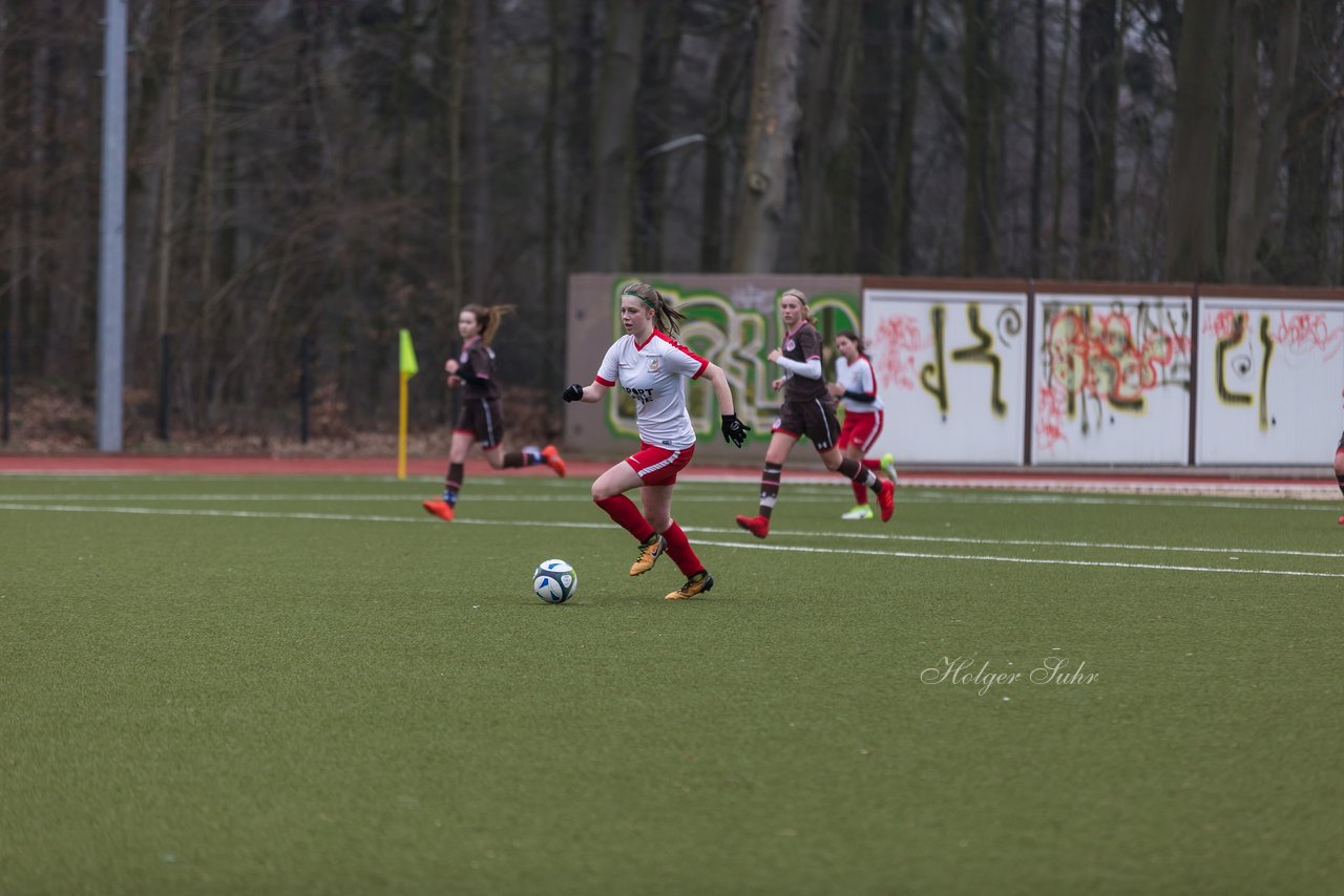 Bild 416 - B-Juniorinnen Walddoerfer - St.Pauli : Ergebnis: 4:1